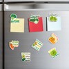 NQEUEPN 8pcs Funny Fridge Magnets Weight Lose, Cute Vegetables Motivational