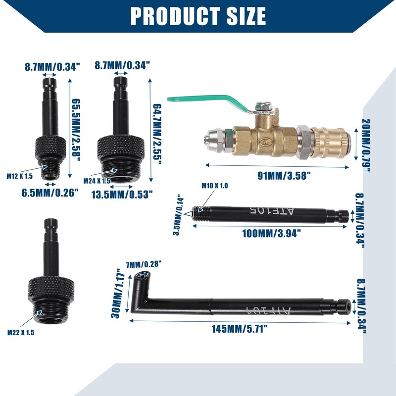 A ABSOPRO Gear Oil Filling Adaptor Manual Filling Kit