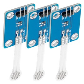 AZDelivery 3 x Film Force Sensitive Resistance Flexible Thin Film Pressure Sensor 3.3 / 5 V Analogue Pressure Detection Precise Resistance Force Sensor