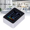 White Infrared CO2 Detector Realtime Reading Accurate Carbon Dioxide Temperature