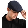 Comilaka Men's Flat Cap Barret Cap Gatsby Peaked Cap Adjustable