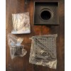 Oatey Vivante 4-in Matte Black Square Shower Drain with Square