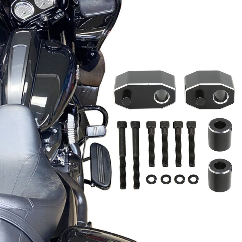 Driver Floorboard Extenders Strong Grip Comfortable Replacement for Classic FLHTC