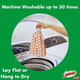 Libman Wonder Mop Head Replacement | Absorbent Microfiber | Self Wringing | Best Refill | Machine Washable | Multi-Surface Floor Mop | 3 Replacement Pads