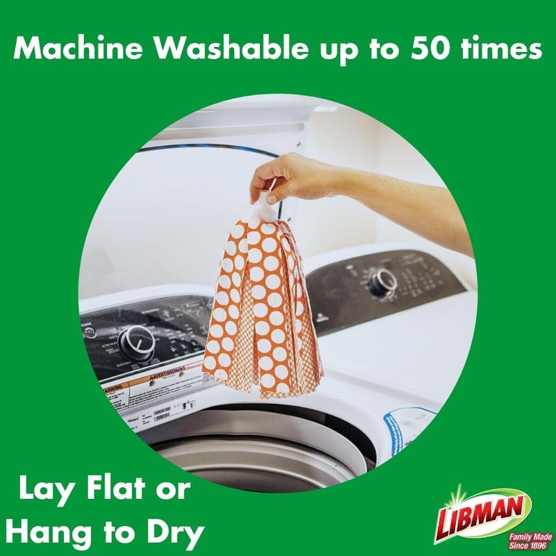 Libman Wonder Mop Head Replacement | Absorbent Microfiber | Self
