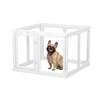 Clear Acrylic Dog Playpen - 7.8 sq.ft, 24" H 8