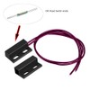 Gebildet 0-230V Magnetic Switch, Recessed Security Window Gate Contact Sensor,