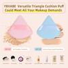 YBVABE Triangle Powder Puff Makeup Sponge,6 Pcs Ultra Soft Made