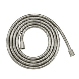 BRIGHT SHOWERS Extra Long Shower Hose 118 Inches – Stainless Steel Handheld Shower Hose with Brass Connectors, Anti-Kink, Leak-Proof, Easy to Install, Fits Most Shower Heads, Brushed Nickel