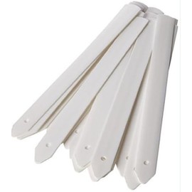 Tildenet 100mm/ 4-inch Plastic Plant Labels - White