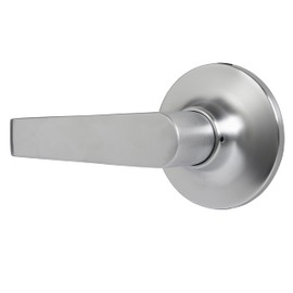 BRINKS Commercial - Light Duty Passage Door Lever, Satin Chrome Finish - Meets ANSI Grade 2 Standards and is ADA Compliant
