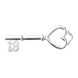 equilibrium Silver Plated Keepsake Key 18th Birthday Jewellery