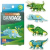 BioSwiss Bandages, Baby Dino Shaped Self Adhesive Bandage Set, Latex