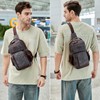 BOVIP Sling Bag for Men, Crossbody Bag Chest Bag Shoulder