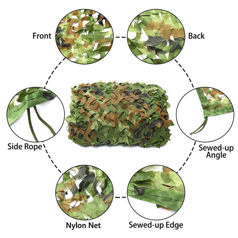 Gassnake Forest Landscapes Camouflage Net Camouflage Net Hunting Outdoor, multicolour