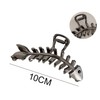 Fish Bone Hair Clips Small Hair Clips Black Metal Hair