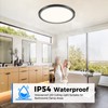 Peasur Bathroom Light, 3000K/3500K/4000K/5000K/6500K 5 Color Temperature LED Ceiling Light,