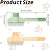 Pack of 2 Fellblitz Cat Brush, Self-Cleaning Flea Comb for
