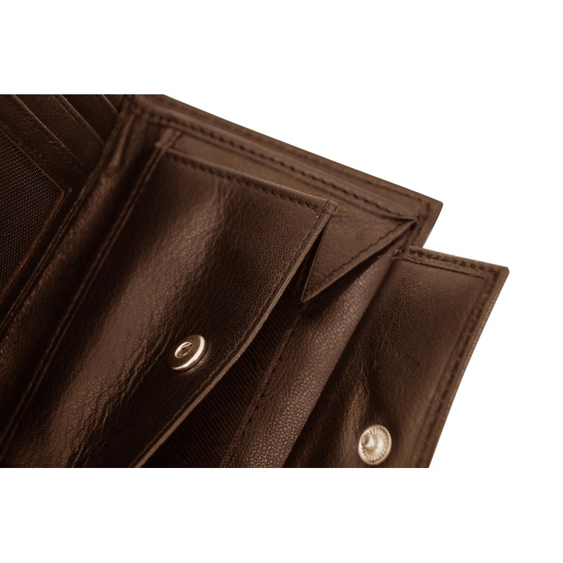 GERMANUS Lars the Classic Leather Wallet, dark brown, Classic