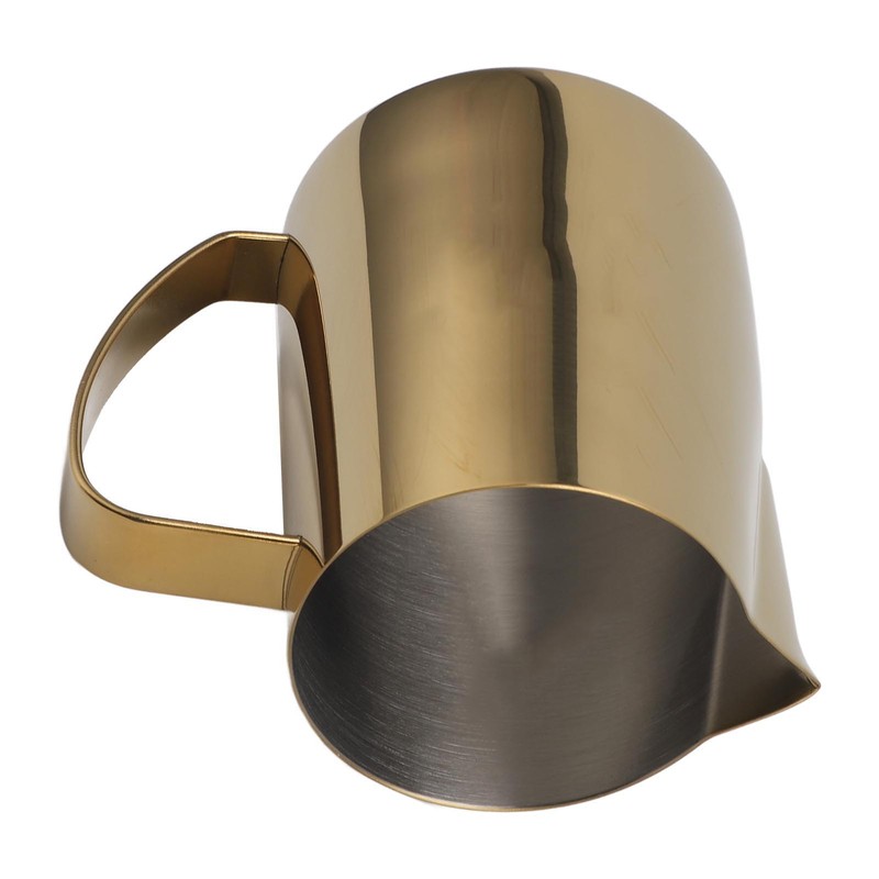 Milk Frothing Pitcher 304 Stainless Steel Coffee Steaming Pitcher Multipurpose