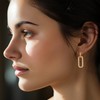 14k Gold Plated Hoop Earrings for Women - Chunky, Trendy,