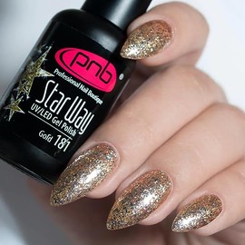 PNB Gold gel nail polish 181