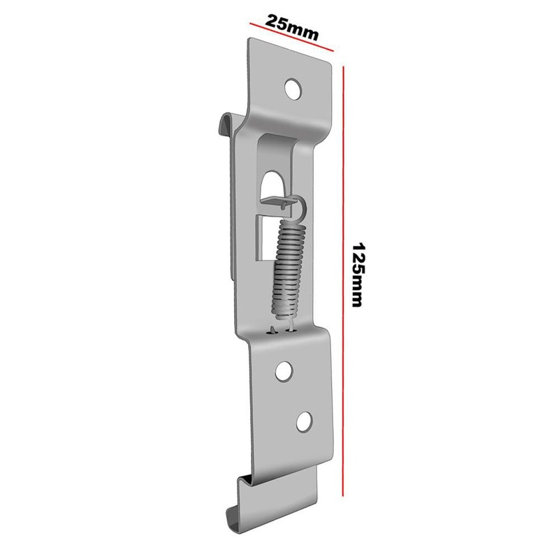 BITS4REASONS 24 X (12 PAIR) TRAILER NUMBER PLATE HOLDERS CLIPS