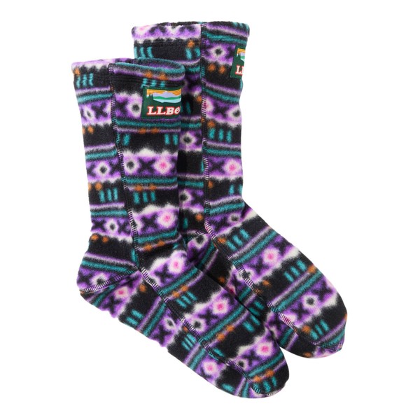 ElElbeen Unisex Fleece Socks, Black Mountain Classic