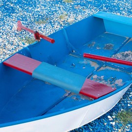 Dickly Boat Paddle Seat Pad Float Cushion EVA Non-Slip Shock Absorbing Boat Bench Seat Cushion for Rowing Machine Training, Blue