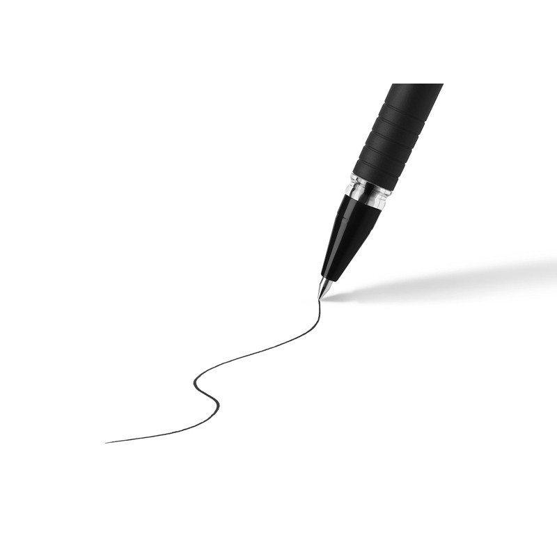 BIC Gel-ocity Smooth Stic Gel Pen, Medium Point (0.7mm), Black