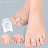 10 Pcs Hammer Toes Corrector Toe Splints, Gel Toe Straighteners