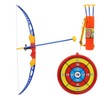 Children Toy Archery Set Plastic Bow Soft Arrows with Score