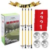 KINGTOP Miniature Golf Flagstick, Practice Putting Green Flags for Yard,