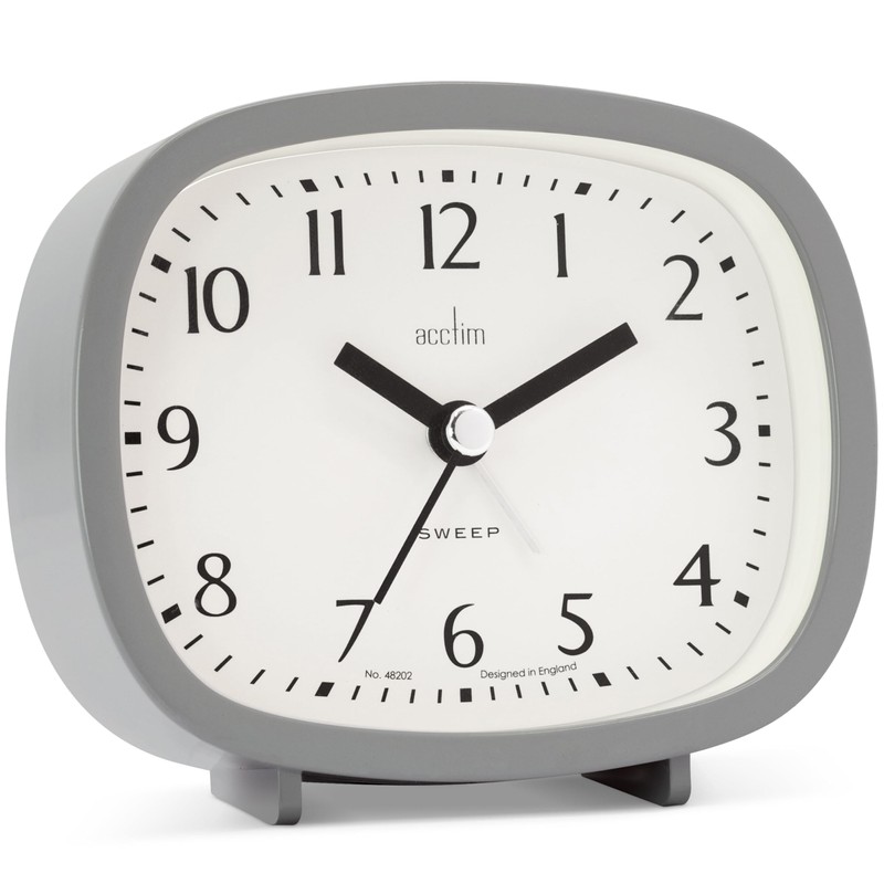 Acctim 15905 Hilda beep alarm clock in Cloverfield (Grey)