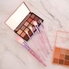 WLLHYF Juego de Brochas de Maquillaje Con Purpurina de 10 Piezas Bling Professional Foundation Corrector Sombra de Ojos Delineador de Ojos Rubor...   