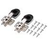 2Pcs Set Folded Hinge Cabinet Connectors for Cupboard Wardrobe Door