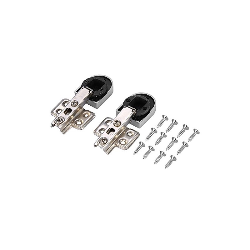 2Pcs Set Folded Hinge Cabinet Connectors for Cupboard Wardrobe Door