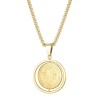 ZARD Saint Benedict Round Double Sided Medal-Pendant in 18K Italian