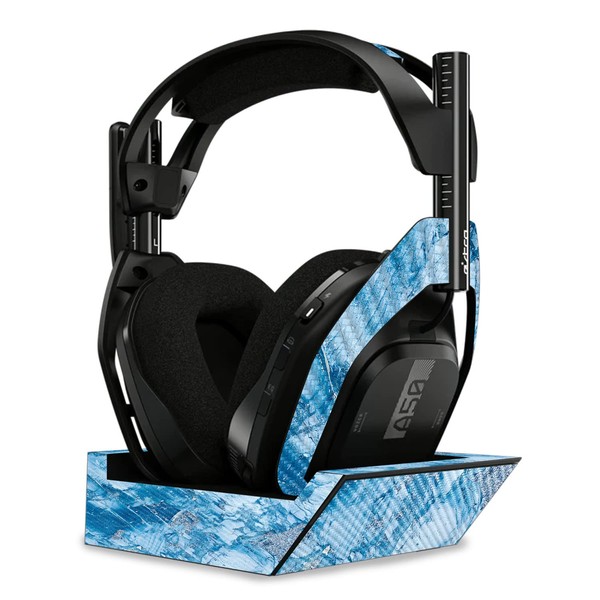 MightySkins Carbon Fiber Skin Compatible with Astro A50 Wireless Headphones