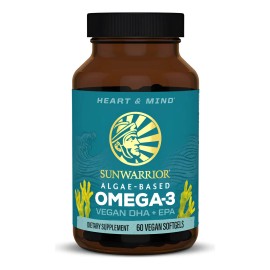Sunwarrior Omega-3 Vegan Algaebsed Dha + Epa 60 Capsules Sfn