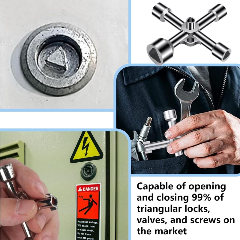 Triangular Key, Triangular Key, Wheelie Bin, Triangular Key for Barrier