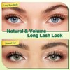 KEYYOU Thick Eyelash Extensions, 144 Pieces, D Curl Eyelash Clusters,