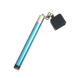 LAKE OF FIRE Pool Cue Chalk Holder,2 in 1 Pool Chalk Holder Pocket for Billiards Non-Slip Billiard Cue Tip Tool Pool Table Accessory (Blue)