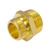 Hooshing Garden Hose Adapter 3/4" GHT Male to 1" NPT
