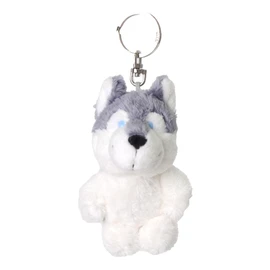 Niki Keychain, Siberian Husky, 3.9 inches (10 cm), Kids, W2.8 x D 3.1 x H, white
