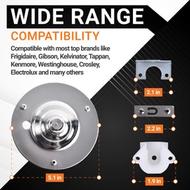 Ultra Durable 5303281153 Dryer Rear Drum Bearing Kit Replacement Part by BlueStars - Exact Fit for Kenmore Dryers - Replaces AP2142648 PS1148434 PS459829