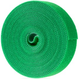 HINZIC 1 Roll Green Plant Tape 16.4 Ft × 0.57 in Multipurpose Reusable Self-Adhesive Plant Tie Supports for Vegetables Tomato Plant