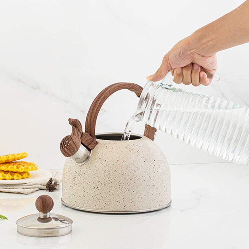 2.5L Whistling Tea Kettle Stovetop Food Grade Stainless Steel Tea