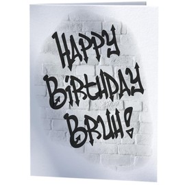 Happy Birthday Bruh - Funny Joke Birthday Card
