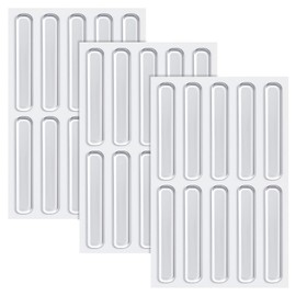 30PCS Cupboard Door Stoppers – 6.3cm Transparent Door Protector Pads, Anti Door Slam for Cabinets, Cupboards & Furniture Doors